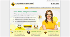 Desktop Screenshot of drivingsafetycoursetexas.com